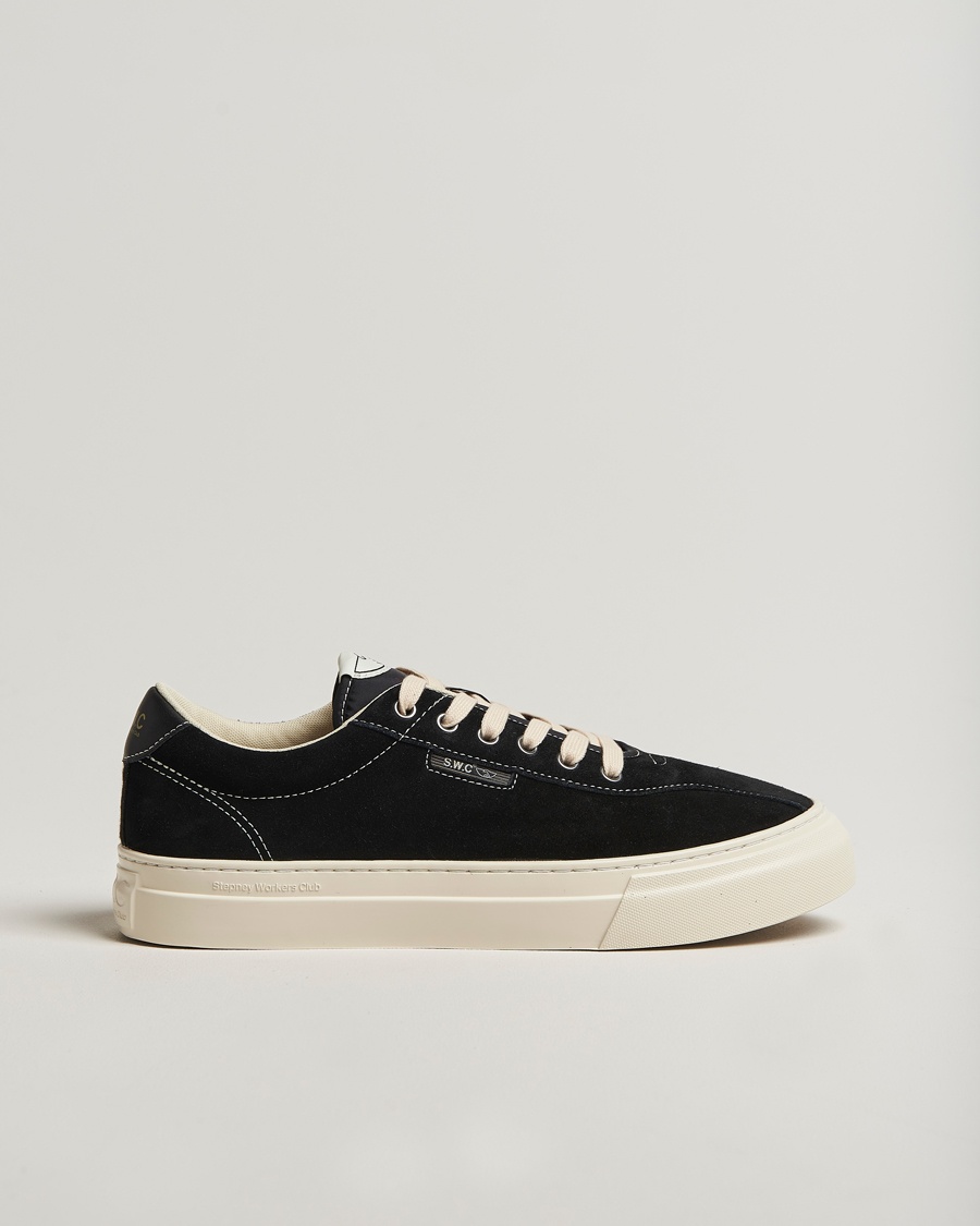 Stepney Workers Club Dellow 02 Cupsole Suede Sneaker Black – Sort
