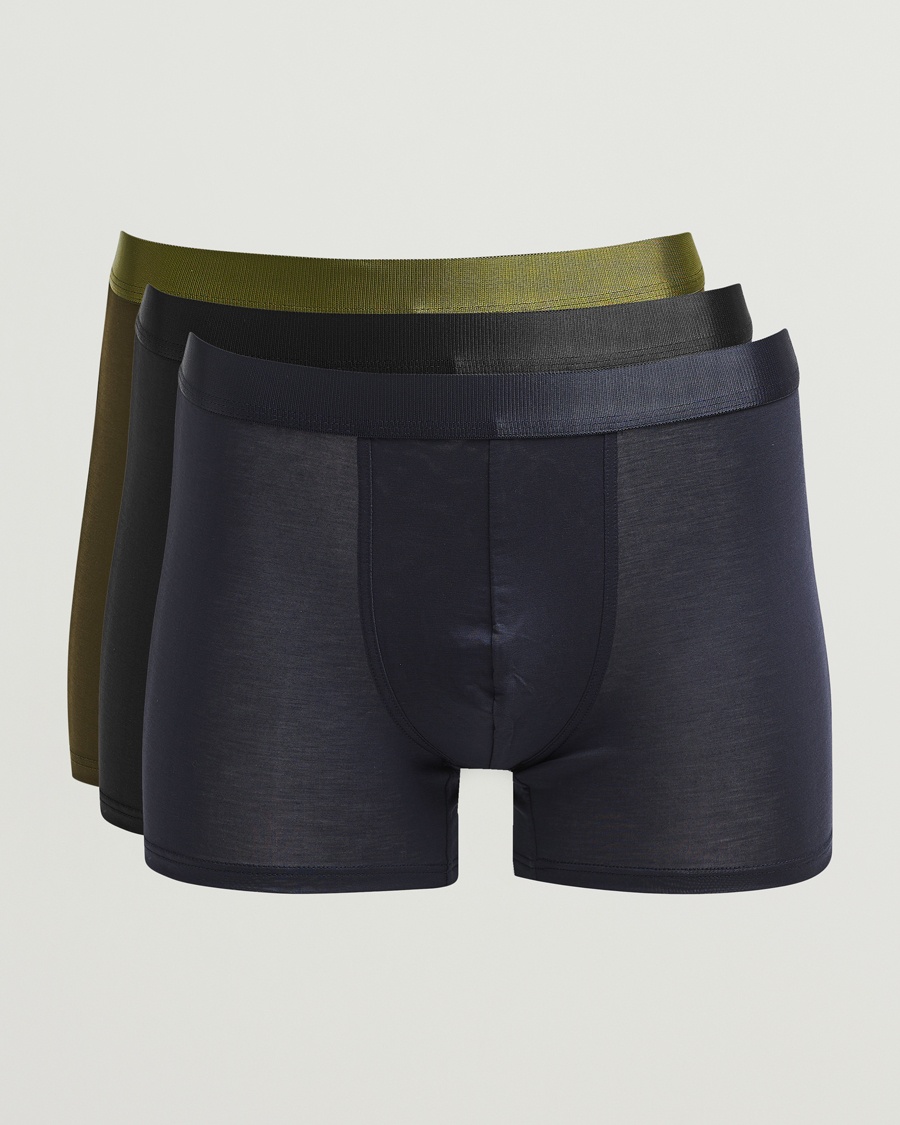 CDLP 3-Pack Boxer Briefs Black/Navy/Olive – Flerfarvet