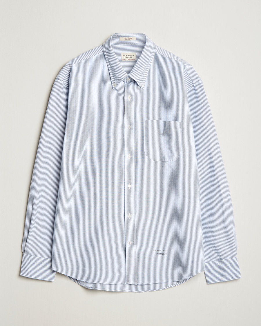 Herre | Afdelinger | GANT 240 Mulberry Street | Relaxed Fit US Oxford Banker Shirt Blue/White