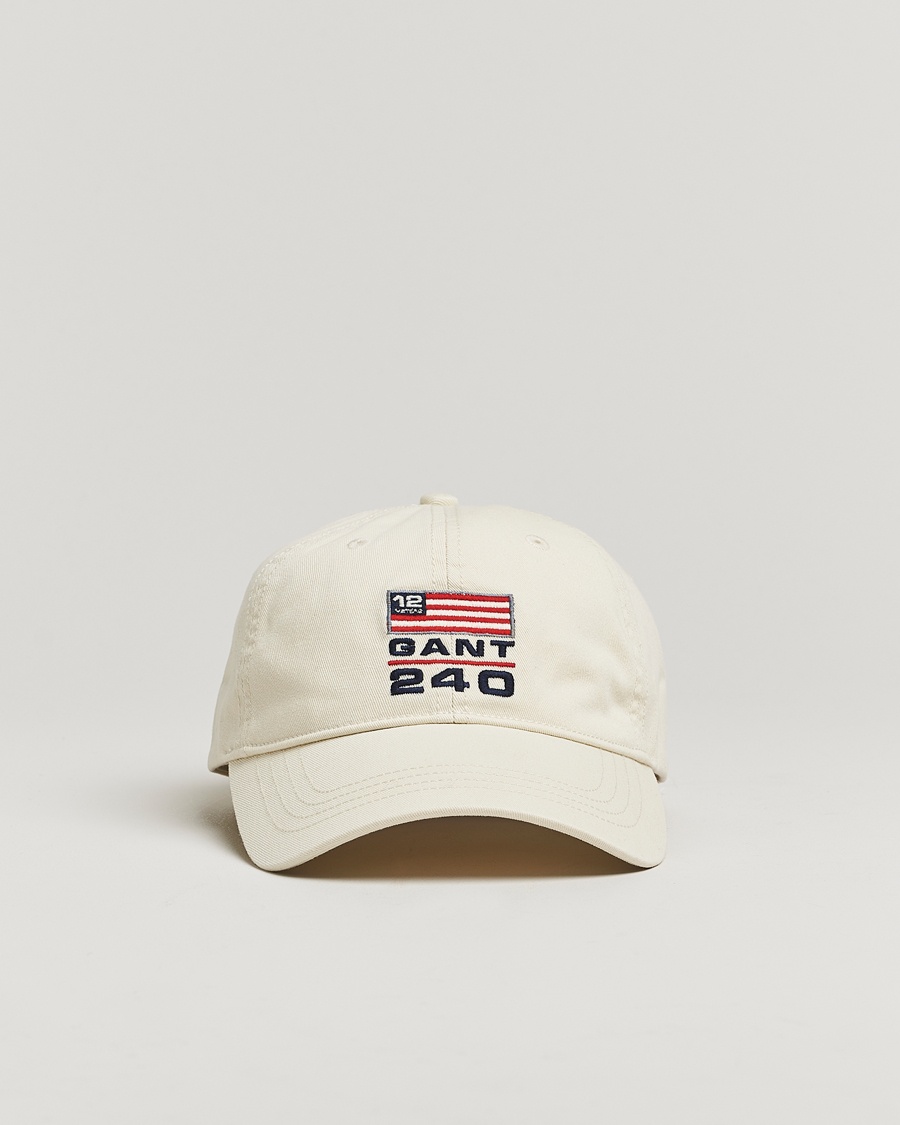 Herre | Afdelinger | GANT 240 Mulberry Street | 240 Flag Cap Cream