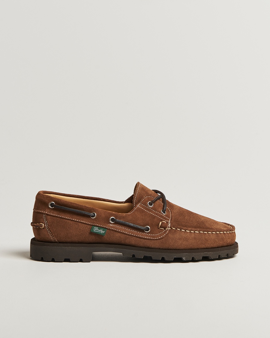 Paraboot Malo Moccasin Cognac Suede – Brun
