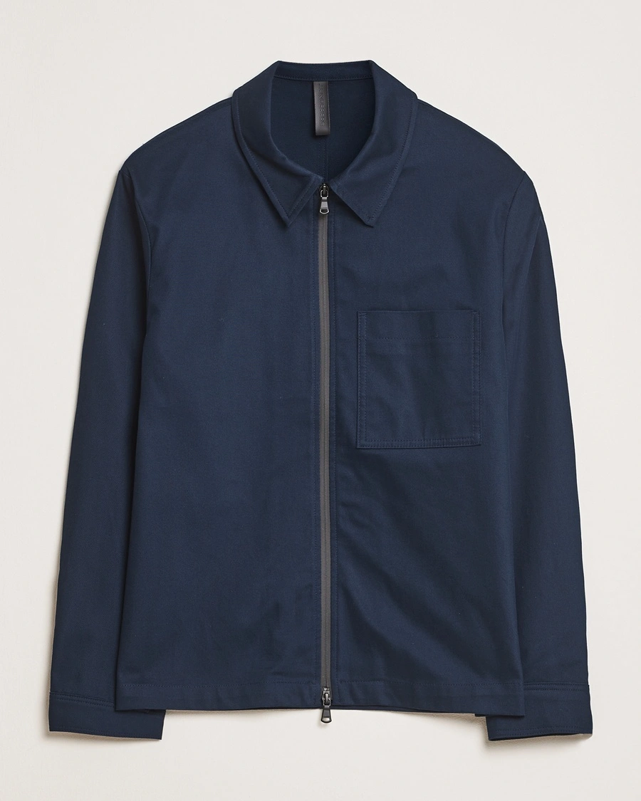Herre |  | J.Lindeberg | Julius Cotton Twill Overshirt Navy