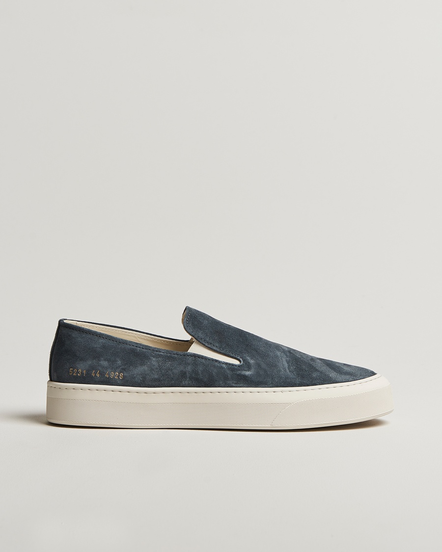 Herre | | Common Projects | Suede Slip On Sneaker Navy