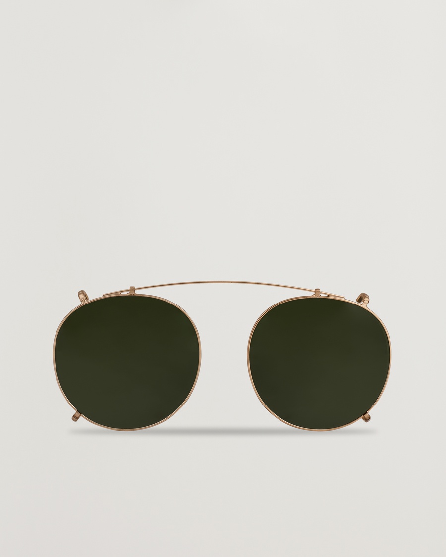 TBD Eyewear Clip-ons Gold/Bottle Green – Grøn