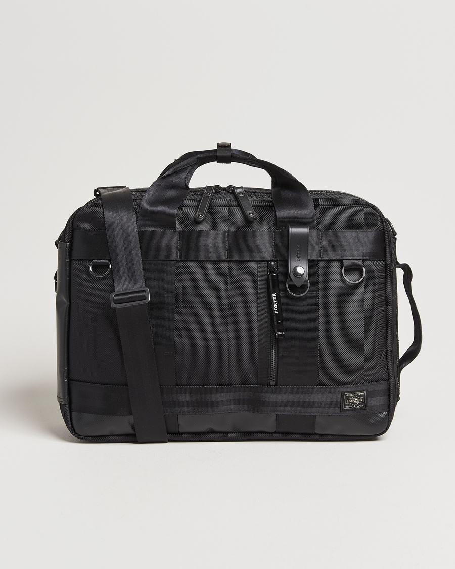 Porter-Yoshida & Co. Heat 3Way Briefcase Black – Sort