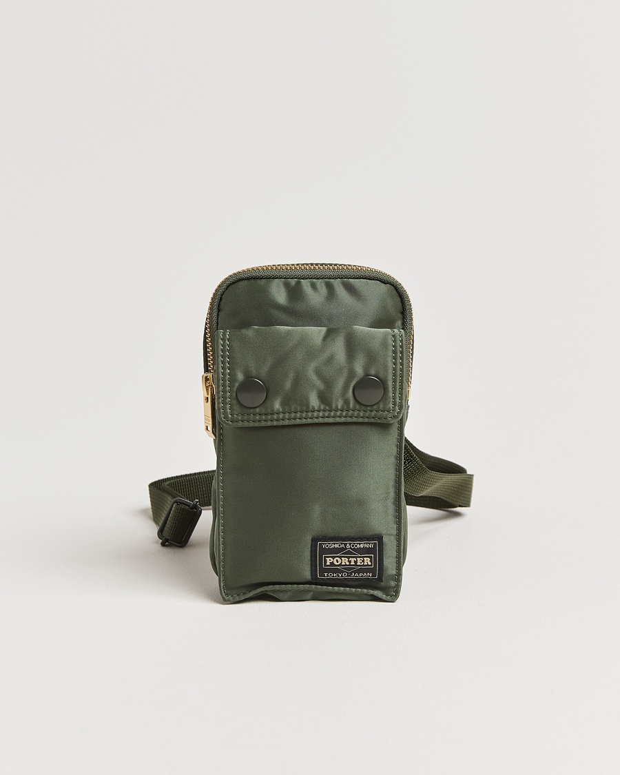 Porter-Yoshida & Co. Tanker Mobile Pouch Sage Green – Grøn