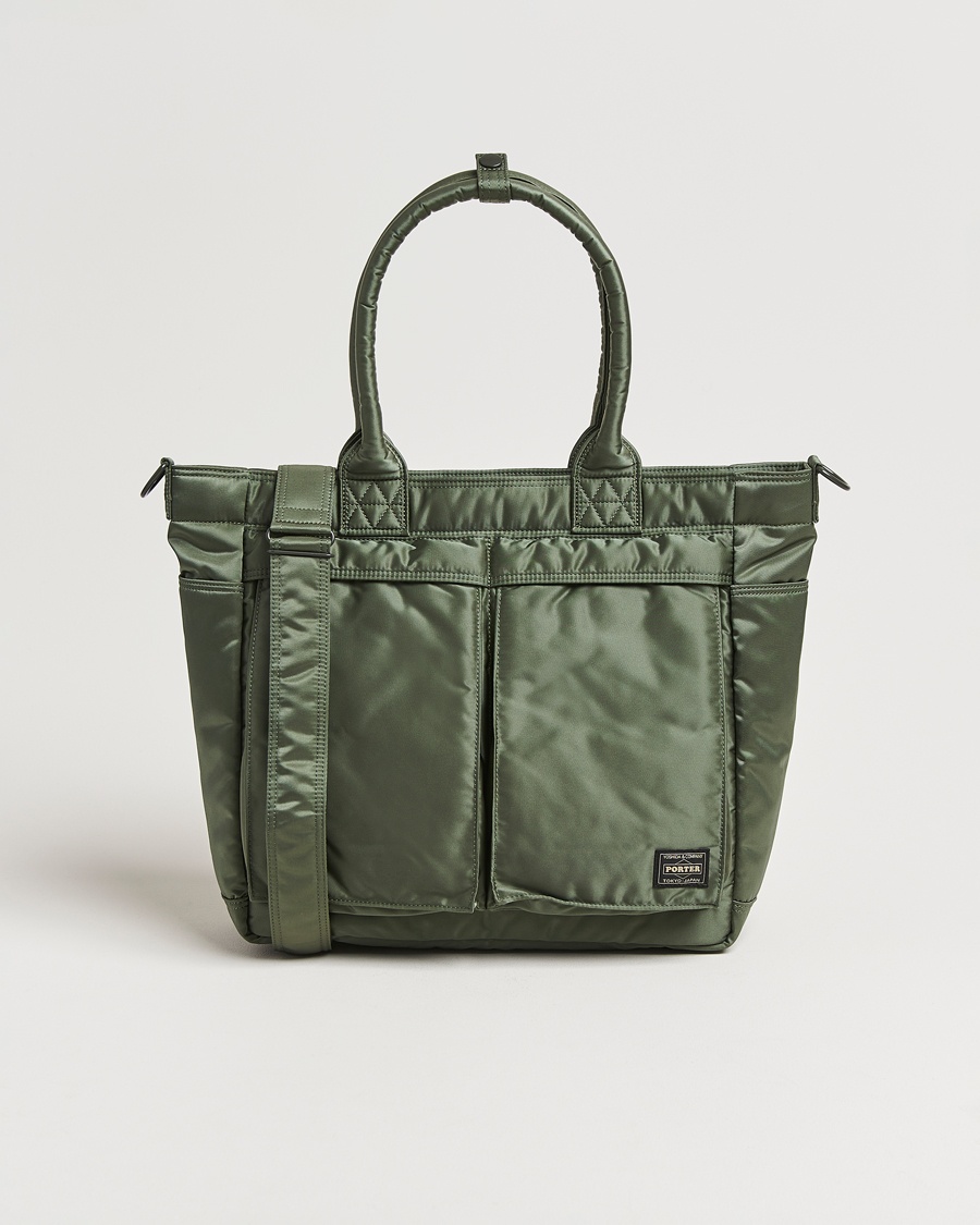 Porter-Yoshida & Co. Tanker Tote Bag Sage Green – Grøn