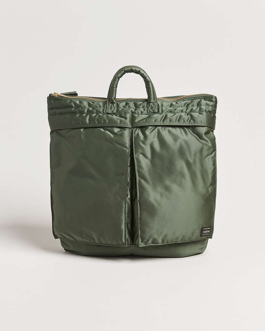 Porter-Yoshida & Co. Tanker Helmet Bag Sage Green – Grøn