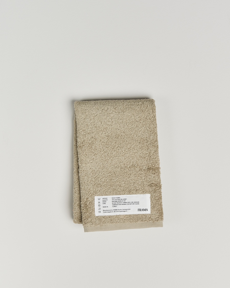 Frama Heavy Hand Towel 50x80cm Sage Green – Grøn