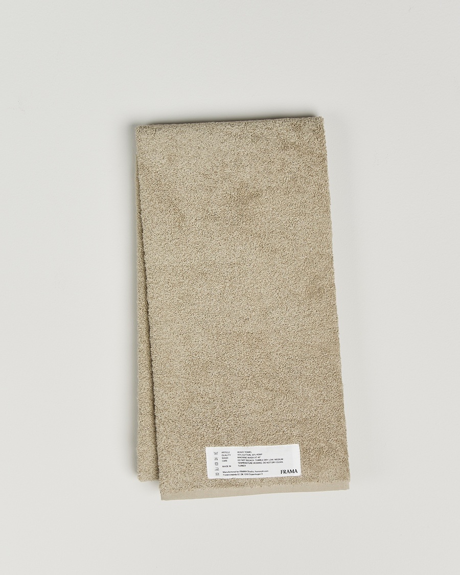 Frama Heavy Bath Towel 70x140cm Sage Green – Grøn