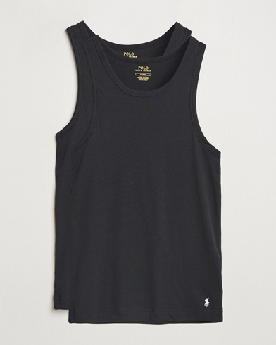 Polo Ralph Lauren 2-Pack Classic Tank Top Black – Sort