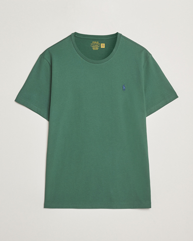 Herre | Tøj | Polo Ralph Lauren | Custom Slim Fit Crew Neck T-Shirt Washed Forest
