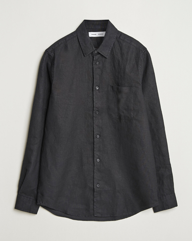 Herre | Business & Beyond | Samsøe Samsøe | Liam Linen Shirt Black