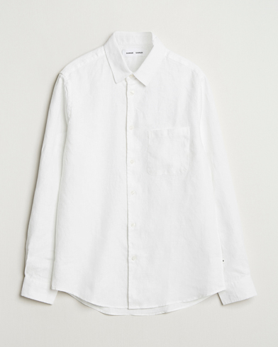 Herre | Business & Beyond | Samsøe Samsøe | Liam Linen Shirt White