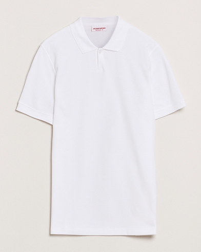 Orlebar Brown Bruno Organic Cotton Pique White – Hvid