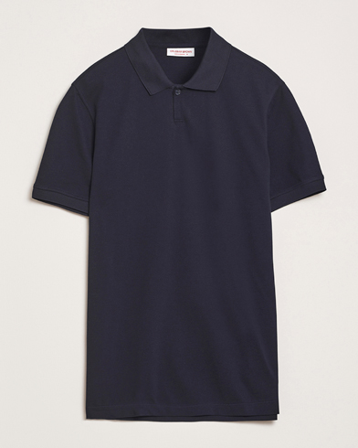 Orlebar Brown Bruno Organic Cotton Pique Night Iris – Blå