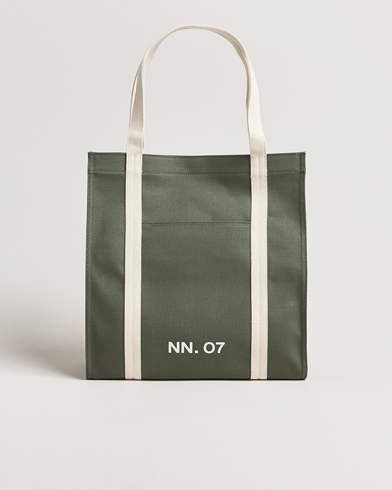 NN07 Tote Bag Croc Green – Grøn