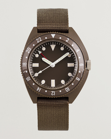 BEAMS PLUS Type-P24 Utility Watch Olive – Grøn
