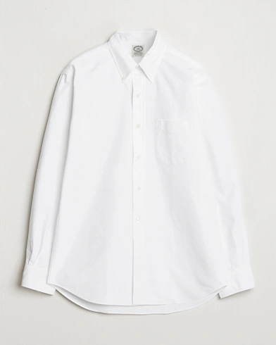 Herre | Wardrobe Basics | Kamakura Shirts | Vintage Ivy Oxford Button Down Shirt White
