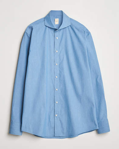 Stenströms 1899 Denim Poplin Shirt Indigo – Blå