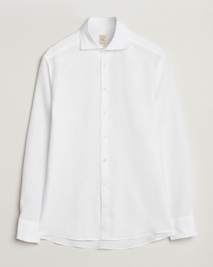 Stenströms 1899 Linen Shirt White – Hvid