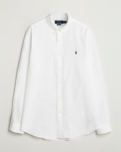 Herre | | Polo Ralph Lauren | Slim Fit Poplin Shirt White
