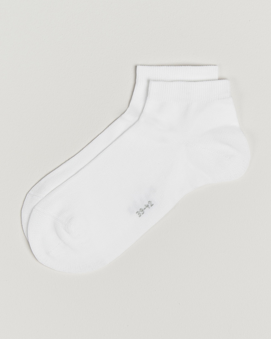 Falke Happy 2-Pack Cotton Sneaker Socks White – Hvid