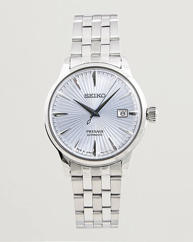 Herre | Stållænke | Seiko | Presage Automatic Steel 41mm Light Blue Dial