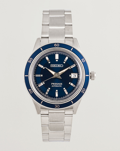 Herre | Stållænke | Seiko | Presage Automatic Steel 41mm Blue Dial