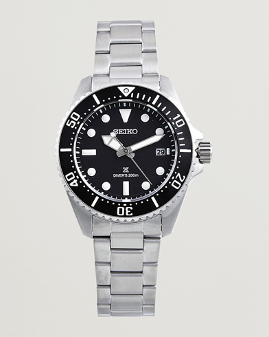 Seiko Prospex Diver Steel 41mm Black Dial – Sort