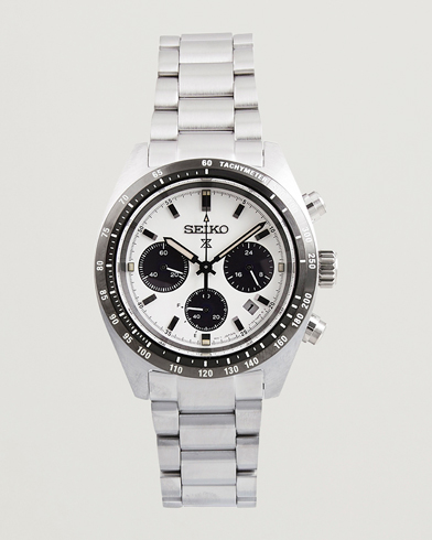 Herre | | Seiko | Prospex Chronograph Steel 39mm White Dial