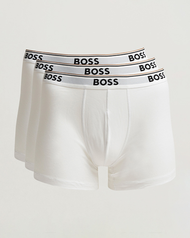 BOSS BLACK 3-Pack Boxer Brief White – Hvid