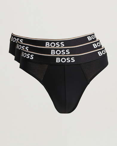 BOSS BLACK 3-Pack Brief Black – Sort