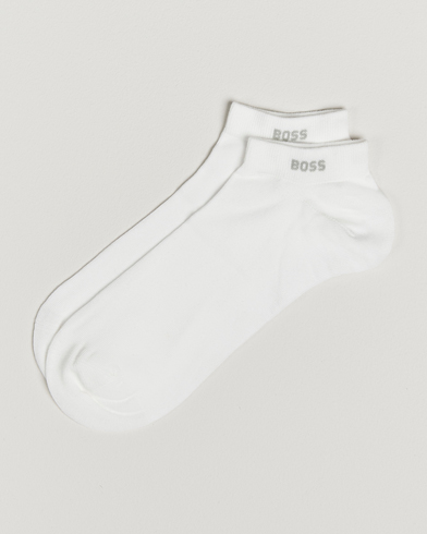 BOSS BLACK 2-Pack Sneaker Socks White – Hvid