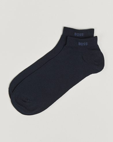 BOSS BLACK 2-Pack Sneaker Socks Dark Blue – Blå