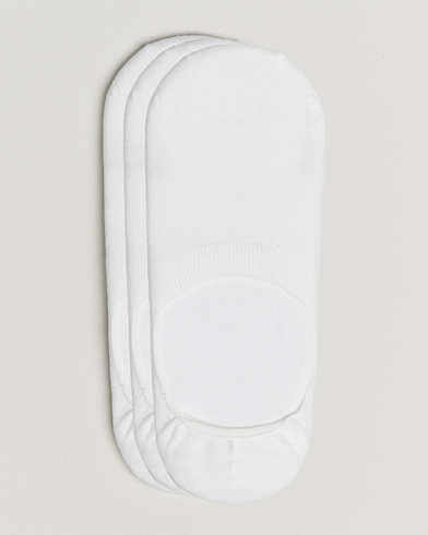 BOSS BLACK 3-Pack Invisible Socks White – Hvid