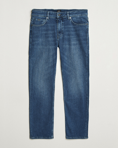 BOSS BLACK Delaware Jeans Navy – Blå