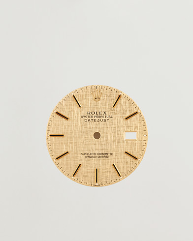 Rolex Pre-Owned Rolex Datejust 5 ref Linen Dial – Guld