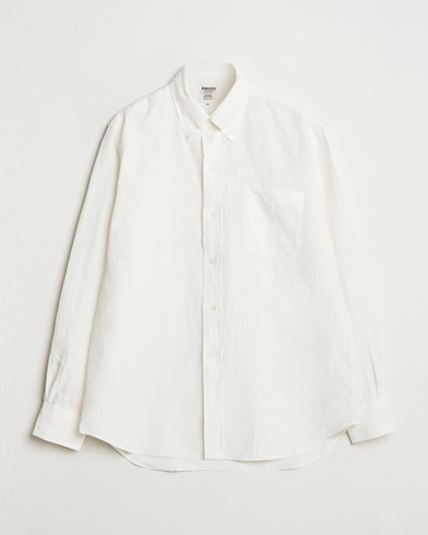 Herre | Nye produktbilleder | Kamakura Shirts | Linen Ametora Shirt White