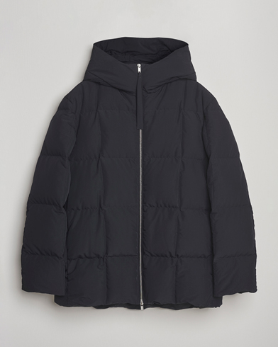 Jil Sander Water Repellent Down Parka Black – Sort