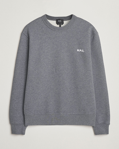 Herre | | A.P.C. | Boxy Fit Petit VPC Sweatshirt Anthracite/White