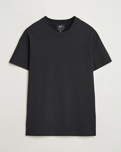 A.P.C. Embroidered APC T-Shirt Black – Sort