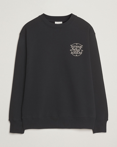 Drôle de Monsieur Slogan Tresses Sweatshirt Black – Sort