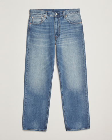 Levi's 555 Relaxed Straight Jeans Indigo Champion – Blå