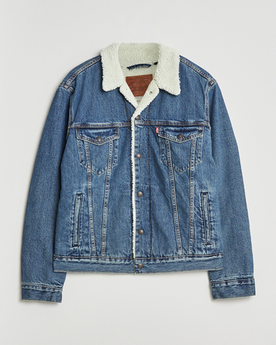 Levi's Type 3 Sherpa Trucker In The Morning – Blå
