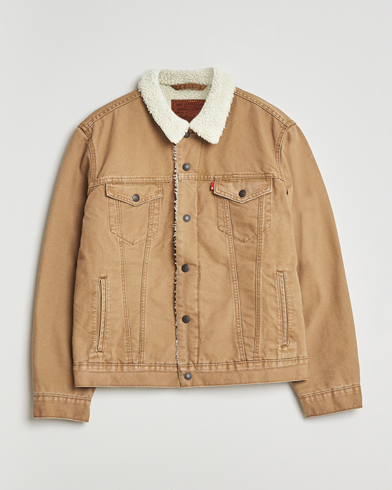 Levi's Type 3 Sherpa Trucker Ermine Brown – Brun