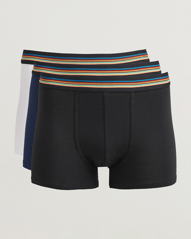 Paul Smith 3-Pack Trunk White/Navy/Black – Blå