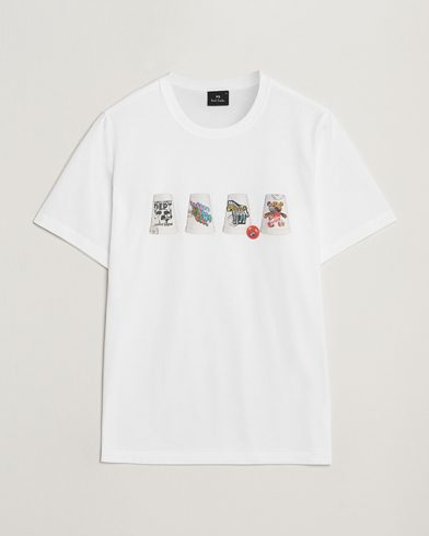 Herre | Tøj | PS Paul Smith | Cups Crew Neck T-Shirt White