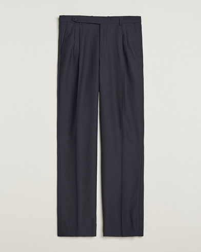  Capri Wool Trousers Navy
