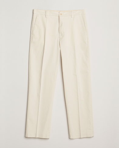 NN07 Paw Relaxed Fit Pleated Chinos Ivory – Hvid